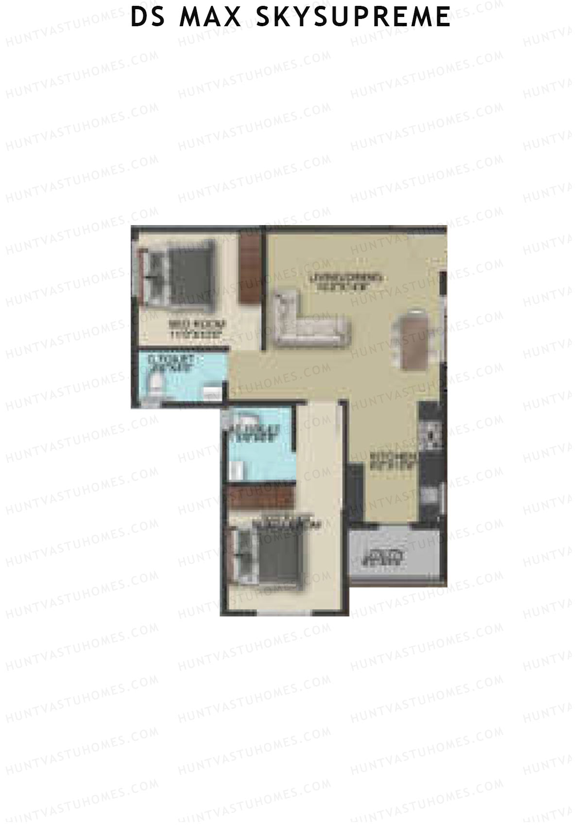 DS Max Skysupreme Tower 3 Unit 24 Floor Plan