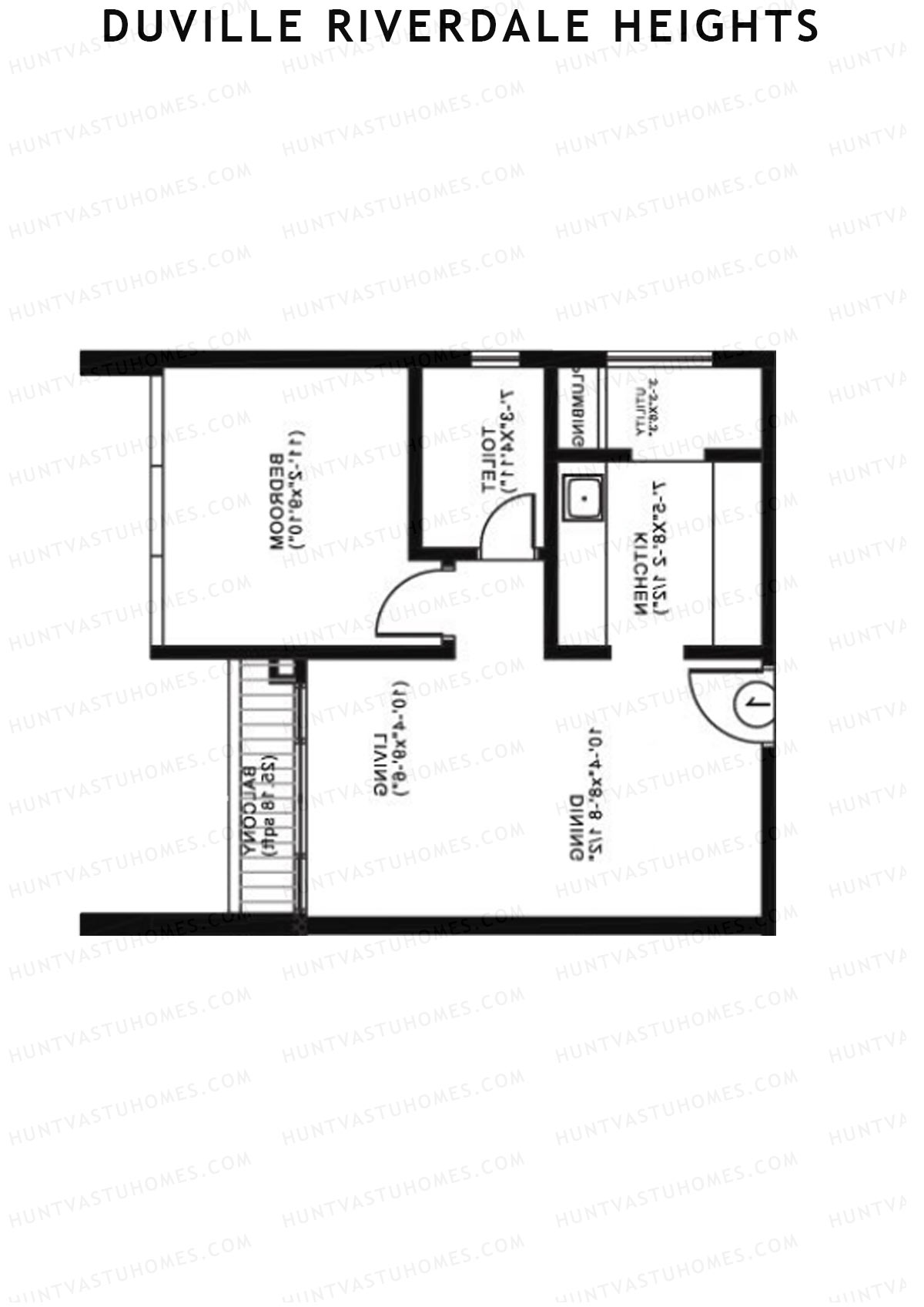 Duville Riverdale Heights Tower E Unit 10 Floor Plan