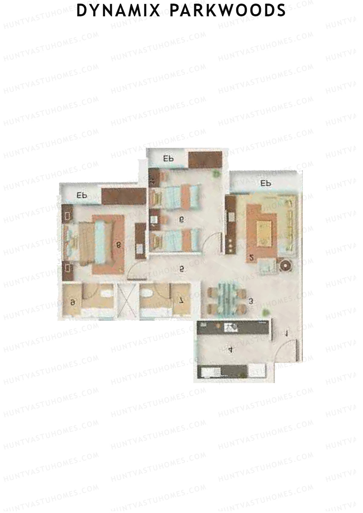 Dynamix Parkwoods Tower D5 Unit 7 Floor Plan