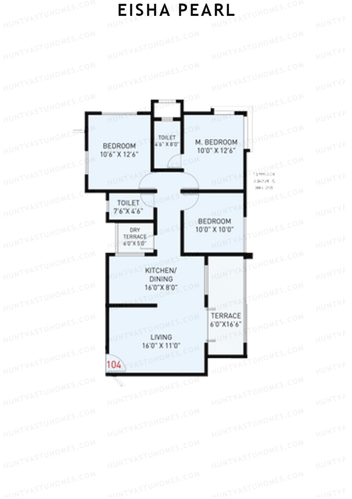 Eisha Pearl Wing B Unit 4 Floor Plan