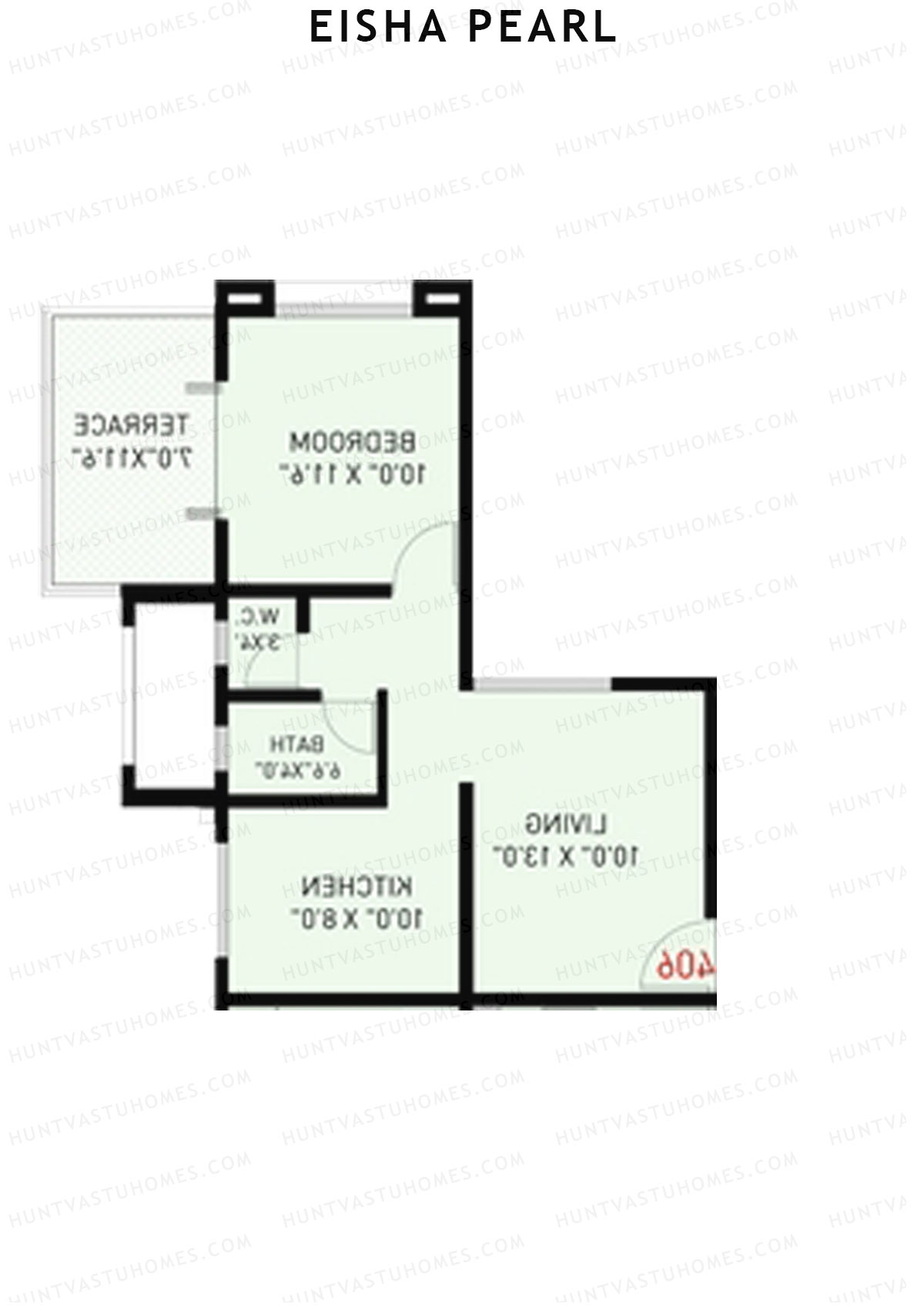 Eisha Pearl Wing C Unit 3 Floor Plan
