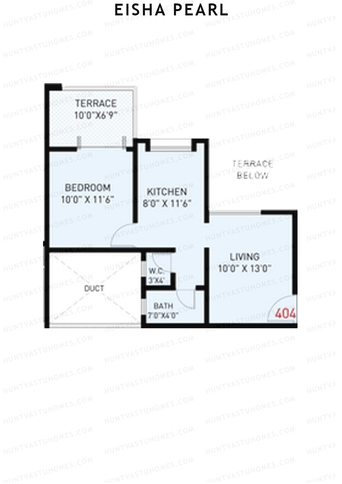 Eisha Pearl Wing C Unit 4 Floor Plan