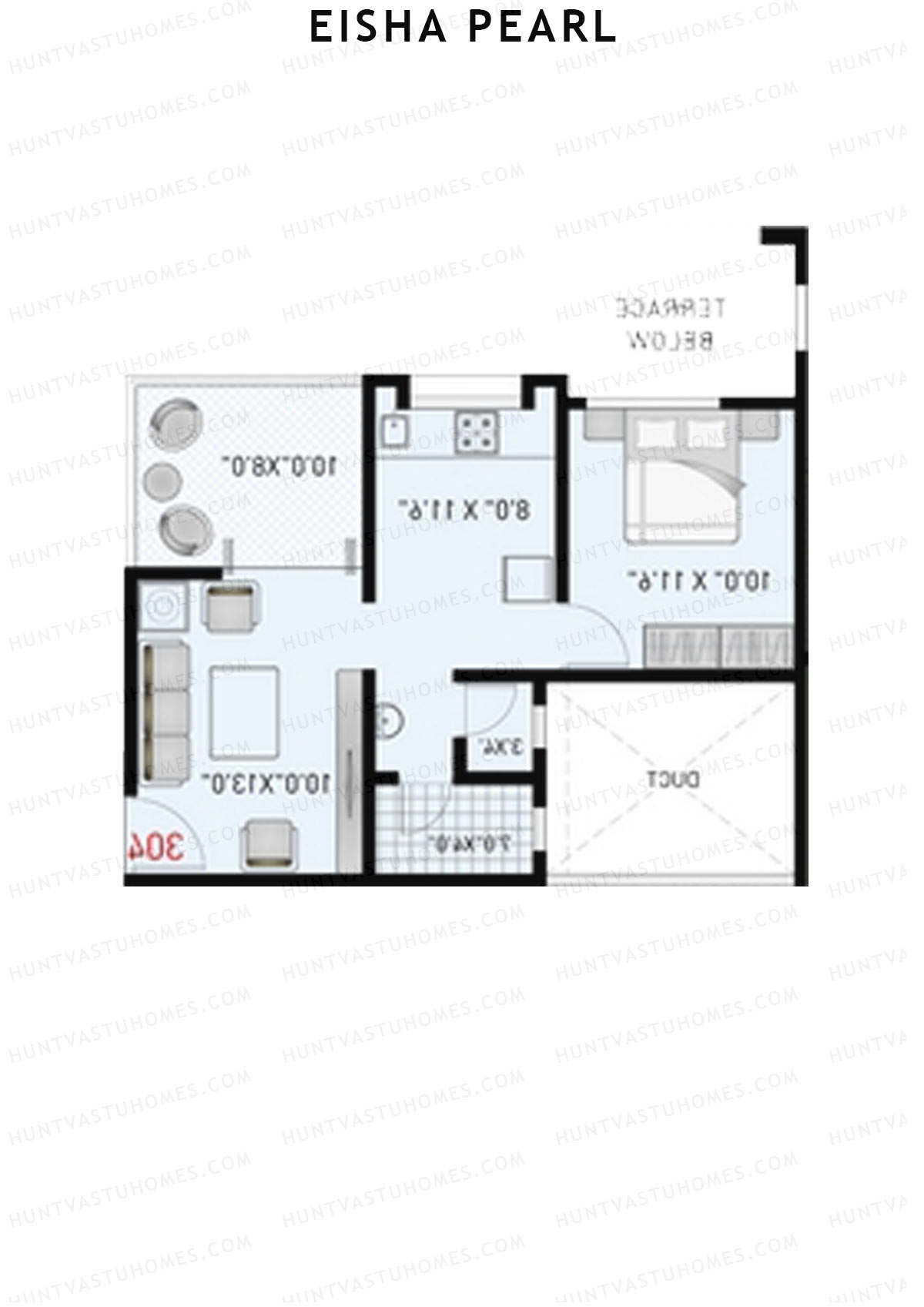 Eisha Pearl Wing C Unit 5 Floor Plan