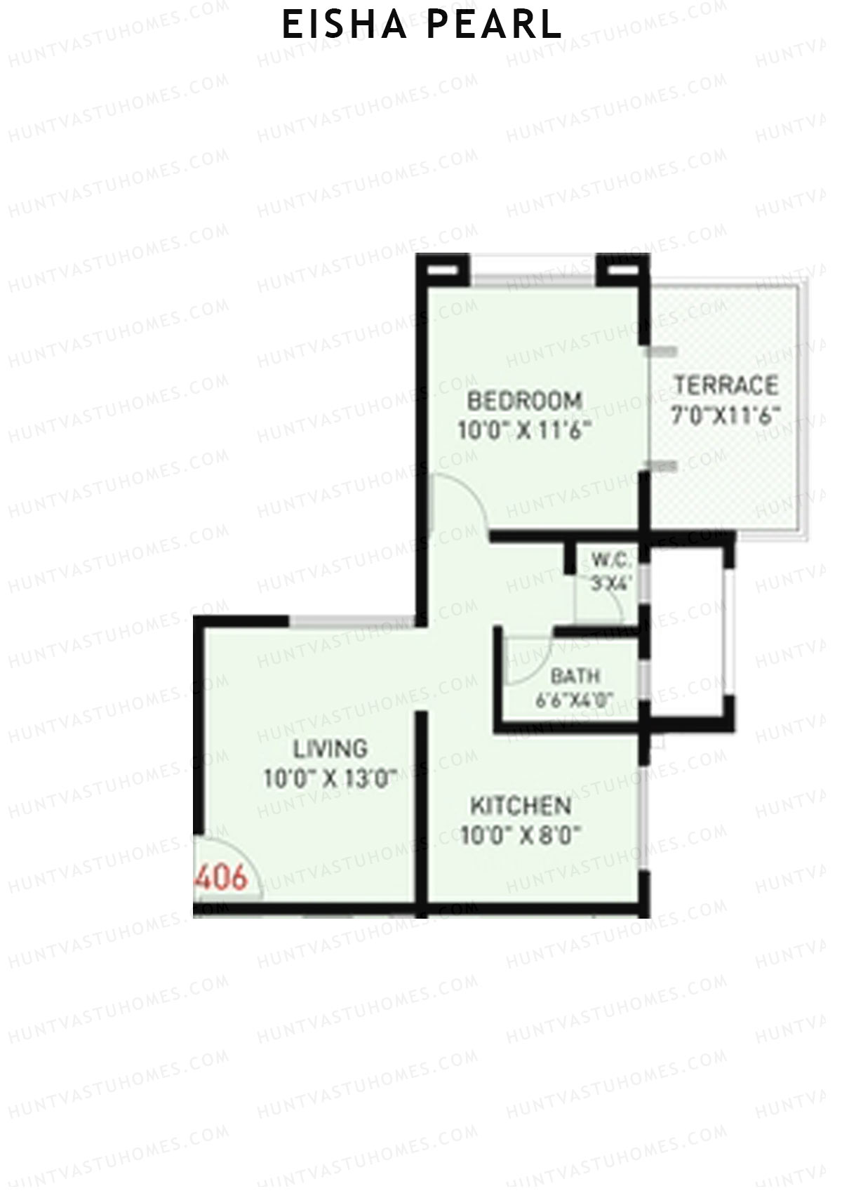 Eisha Pearl Wing C Unit 6 Floor Plan