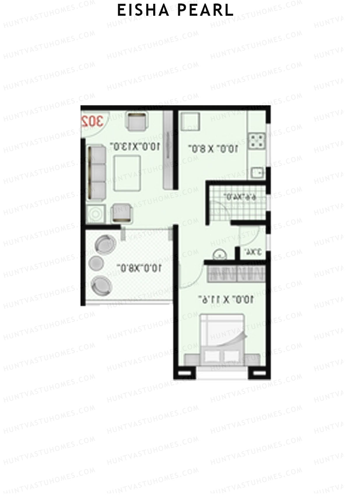 Eisha Pearl Wing C Unit 7 Floor Plan