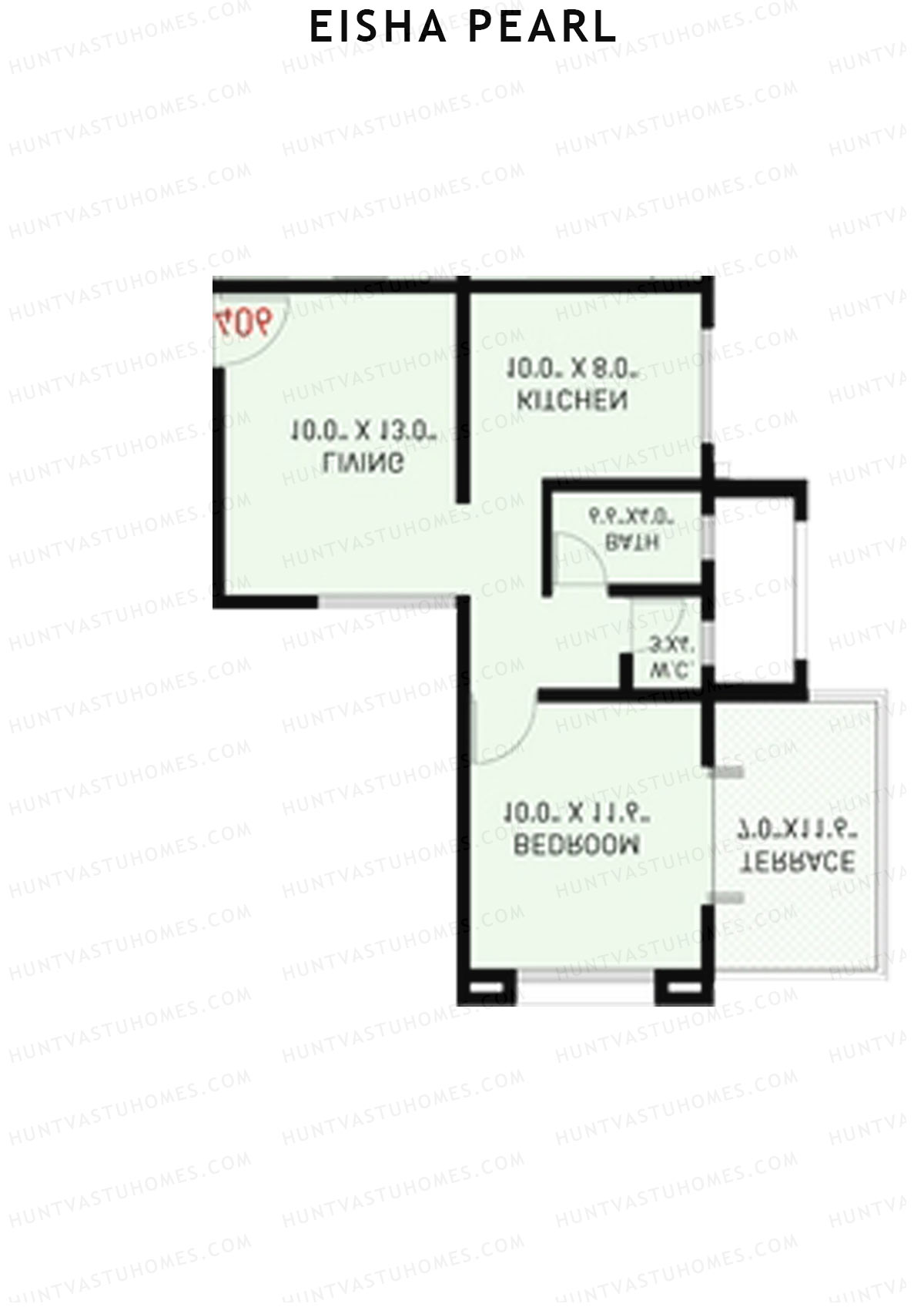 Eisha Pearl Wing C Unit 7 Floor Plan