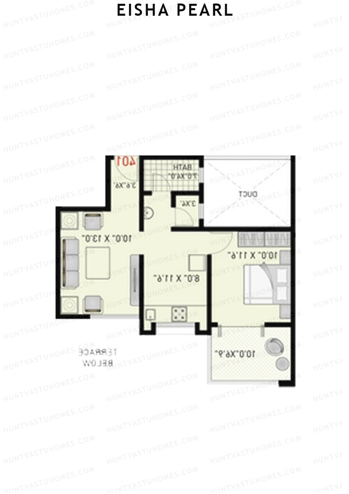 Eisha Pearl Wing C Unit 8 Floor Plan