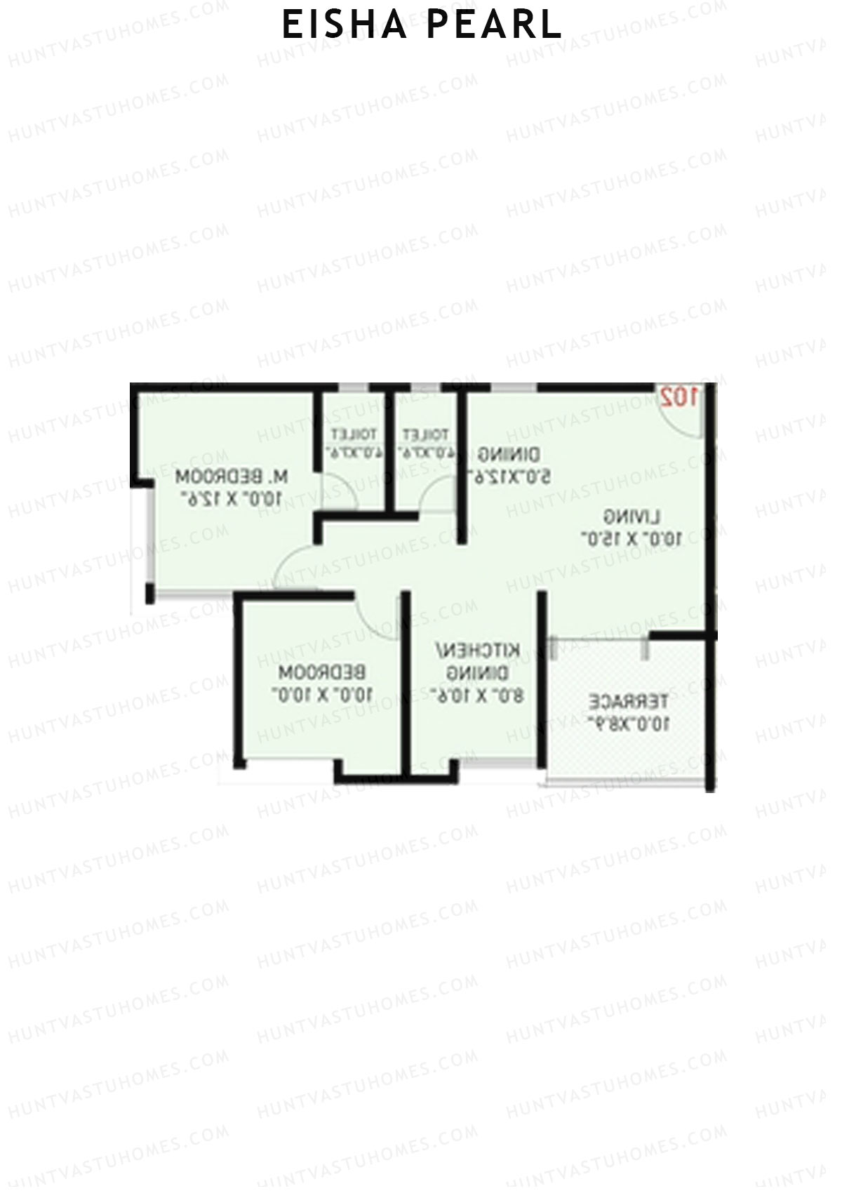 Eisha Pearl Wing D Unit 5 Floor Plan