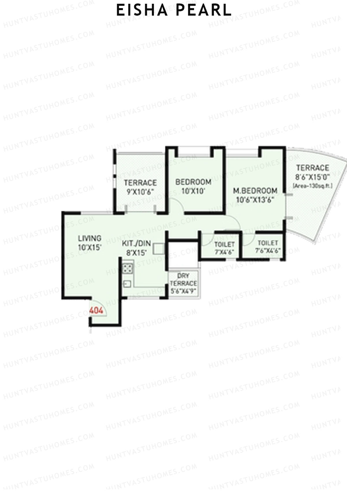 Eisha Pearl Wing F Unit 4 Floor Plan