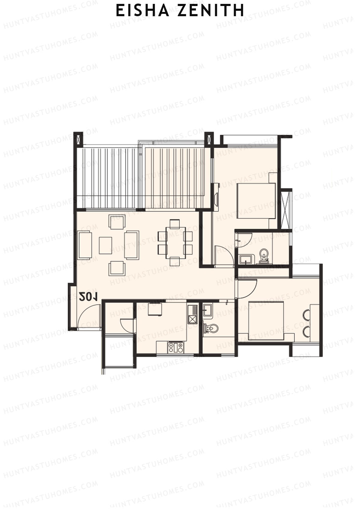 Eisha Zenith Tower C Unit 4 Floor Plan