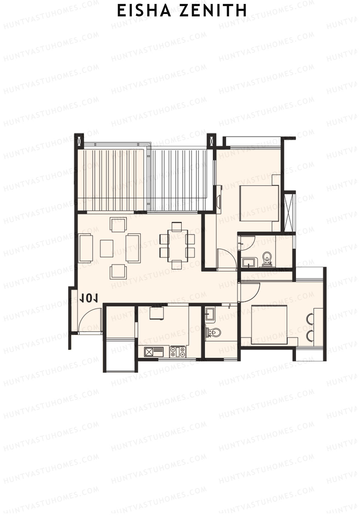 Eisha Zenith Tower C Unit 4 Floor Plan