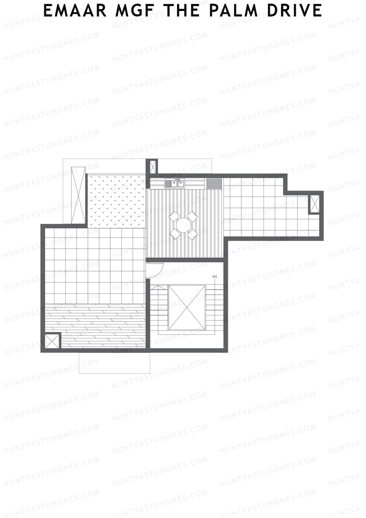Emaar MGF The Palm Drive Tower G Unit 6 Type (Penthouse) Floor Plan