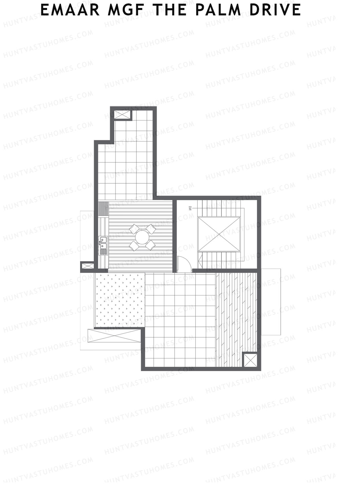 Emaar MGF The Palm Drive Tower N Unit 2 Type (Penthouse) Floor Plan