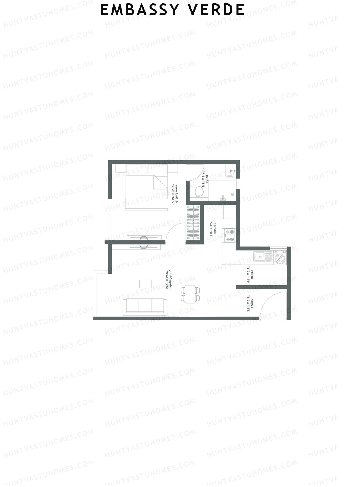 Embassy Verde Marigold Block B Unit 7 Floor Plan