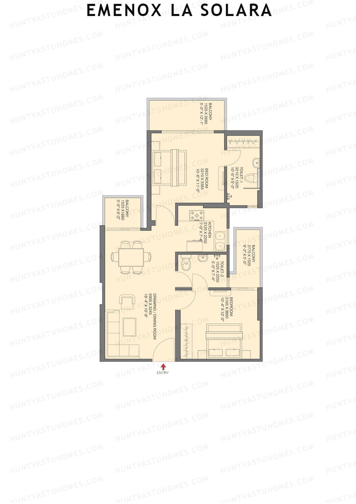 Emenox La Solara Block C Unit 6 Floor Plan