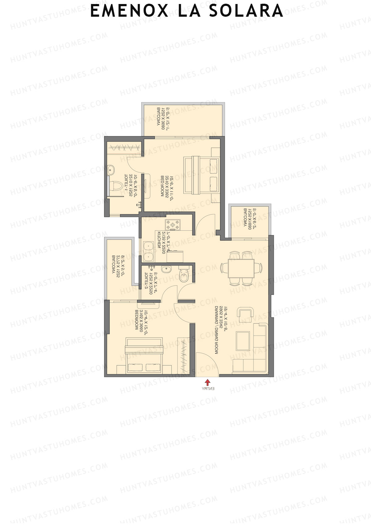 Emenox La Solara Block C Unit 7 Floor Plan