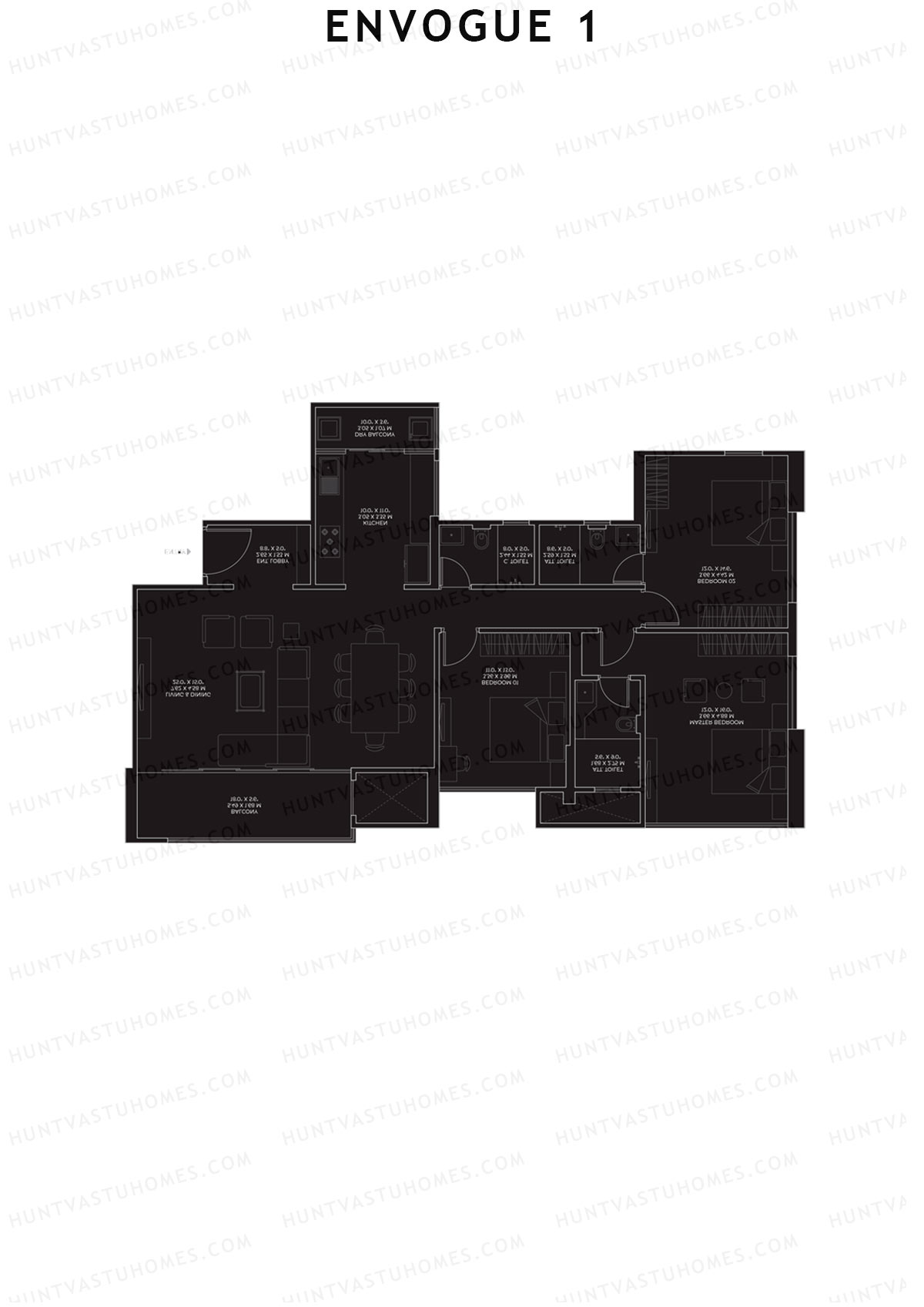 Envogue 1 Wing K2 Unit 4 Floor Plan