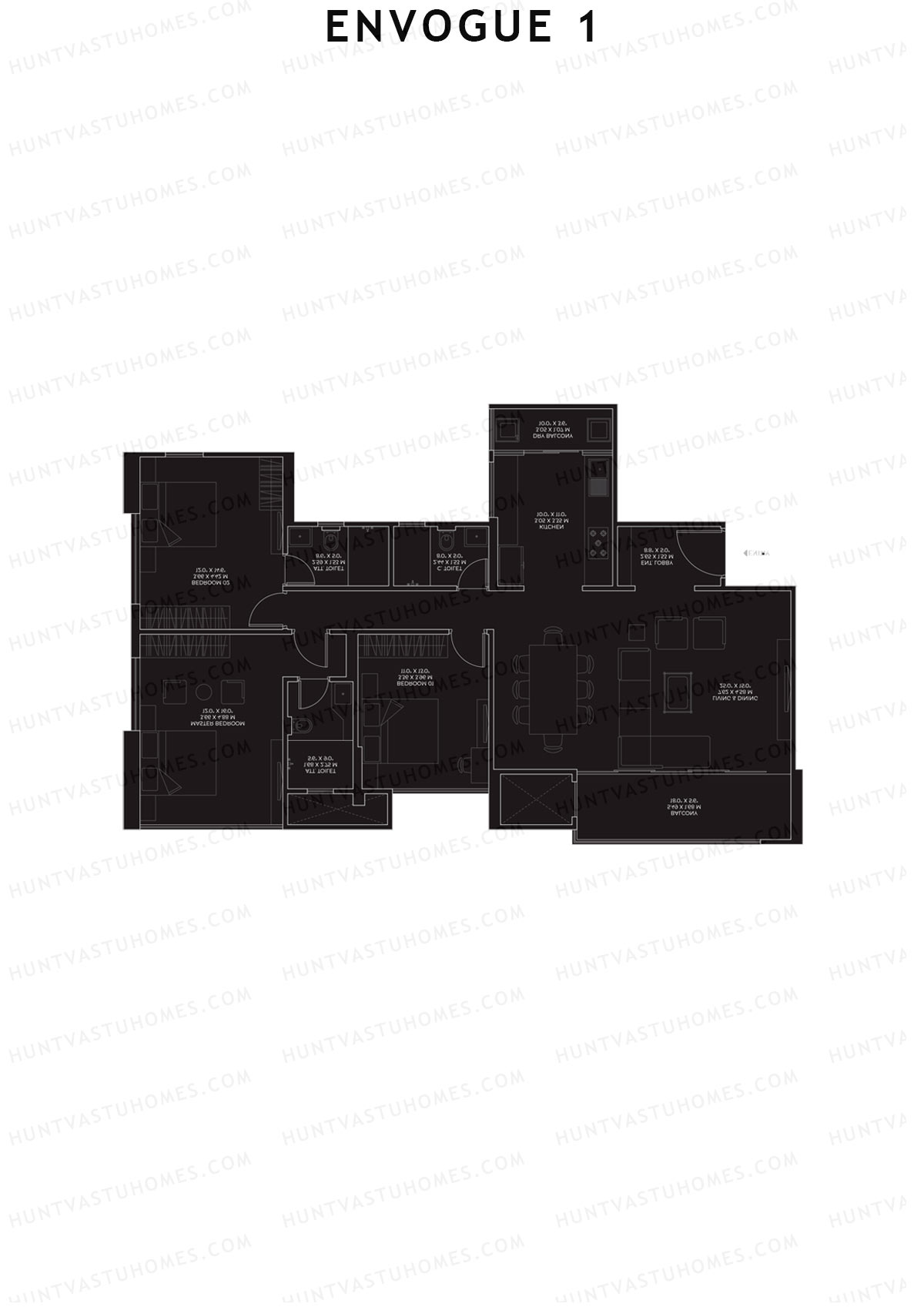 Envogue 1 Wing K2 Unit 6 Floor Plan