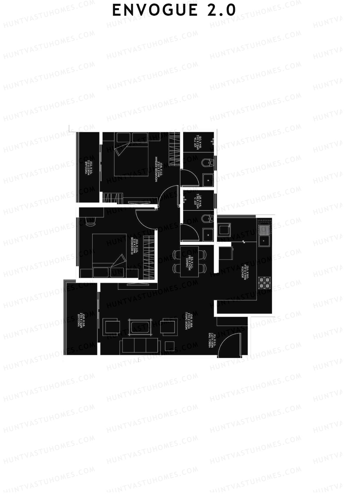 Envogue 2.0 Wing K1 Unit 4 Floor Plan