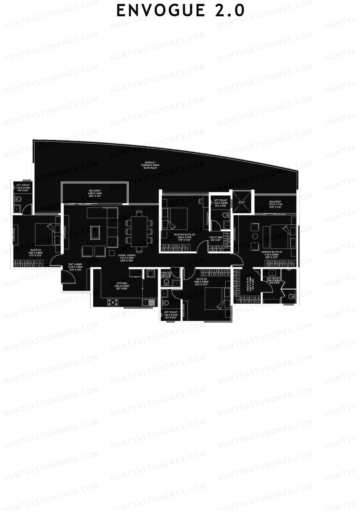 Envogue 2.0 Wing K3 Unit 2 Floor Plan