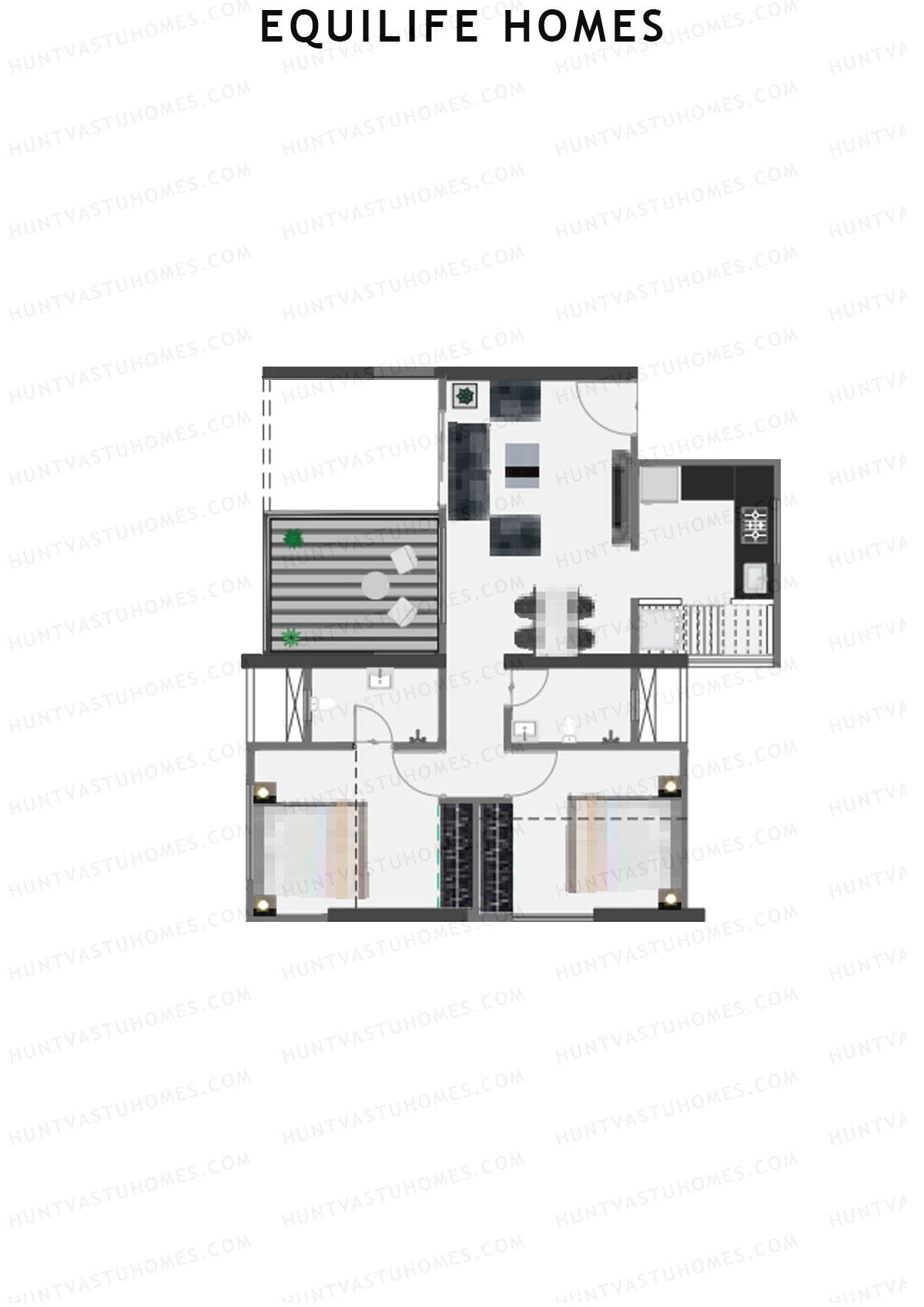 Equilife Homes Tower A Unit 10 Floor Plan