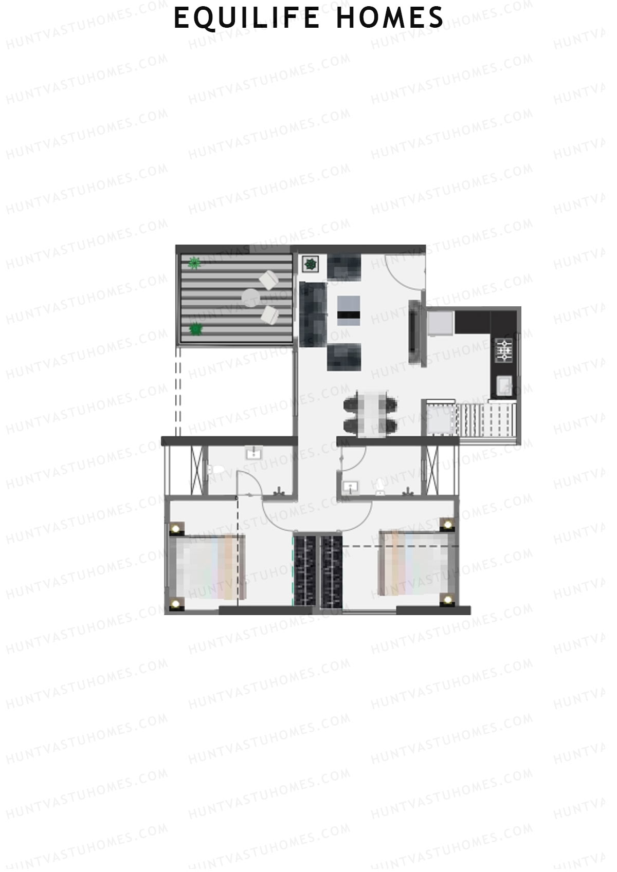 Equilife Homes Tower A Unit 10 Floor Plan