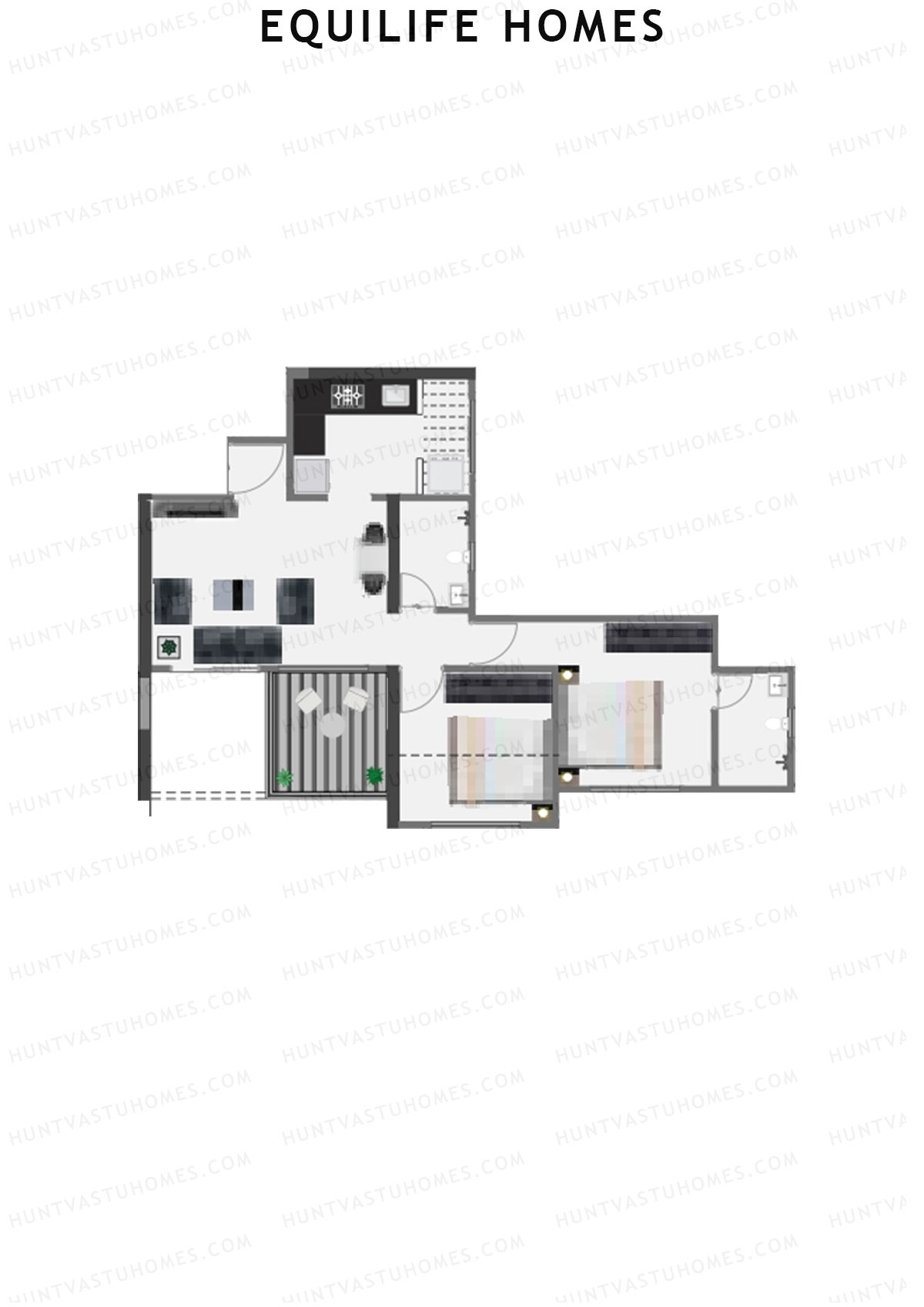 Equilife Homes Tower A Unit 1 Floor Plan