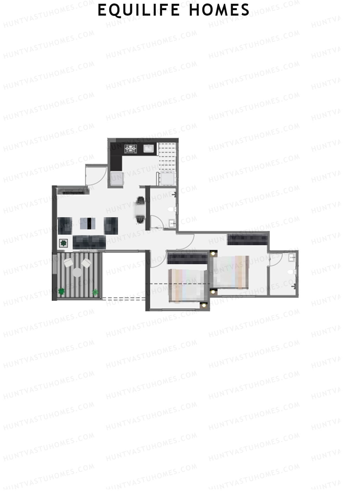 Equilife Homes Tower A Unit 1 Floor Plan