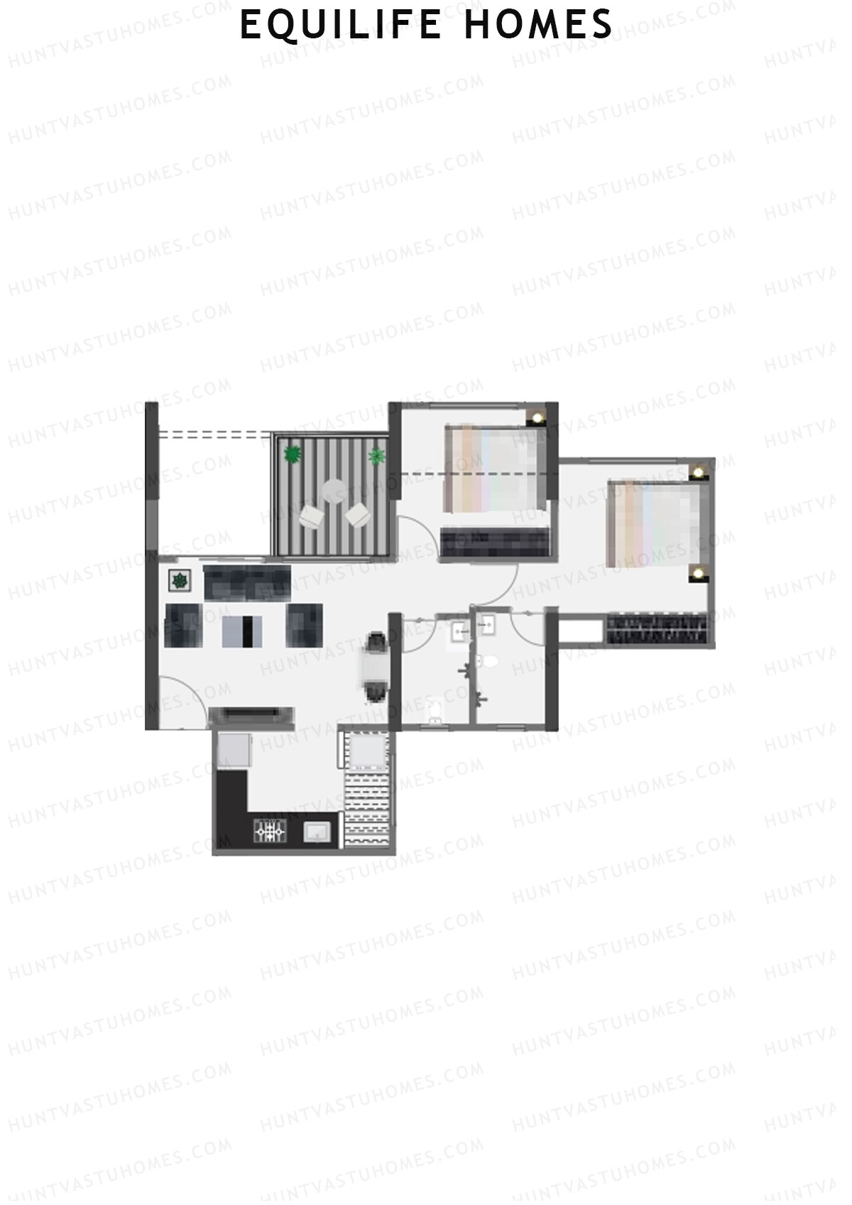 Equilife Homes Tower A Unit 4 Floor Plan