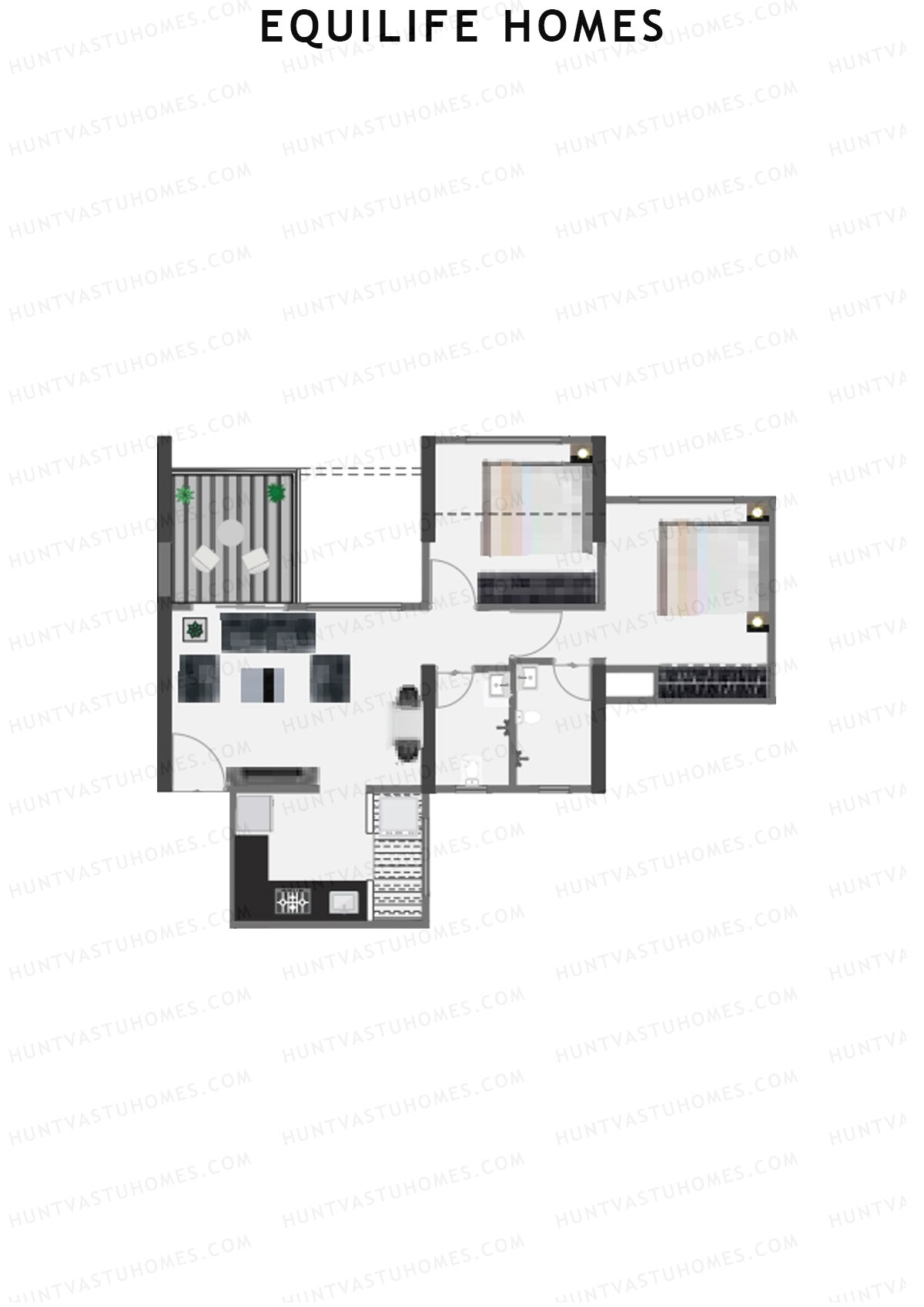 Equilife Homes Tower A Unit 4 Floor Plan