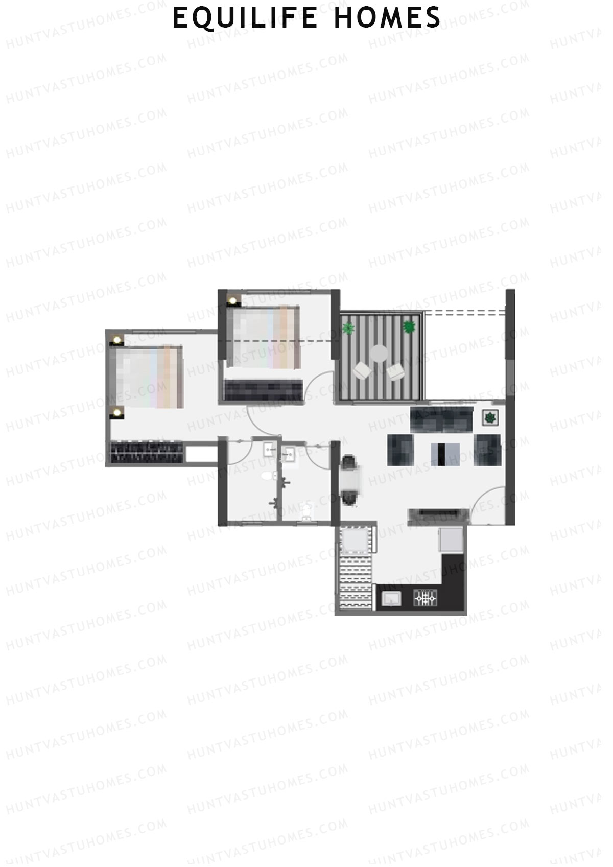Equilife Homes Tower A Unit 5 Floor Plan