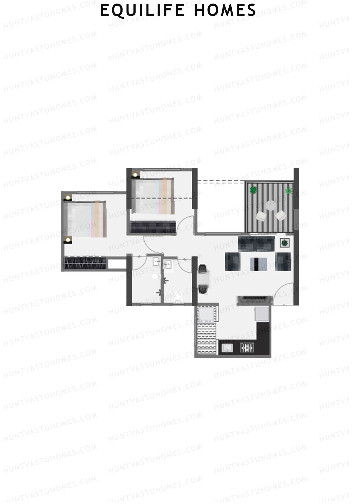 Equilife Homes Tower A Unit 5 Floor Plan