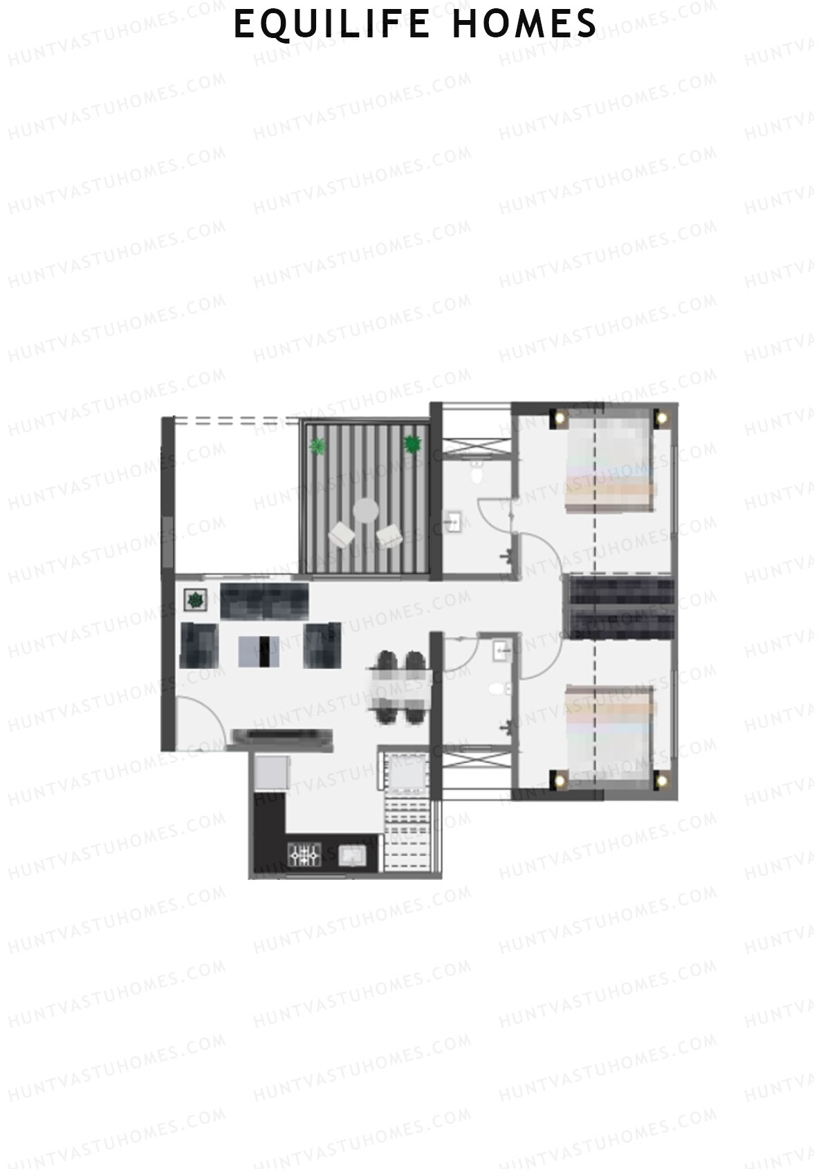 Equilife Homes Tower A Unit 6 Floor Plan