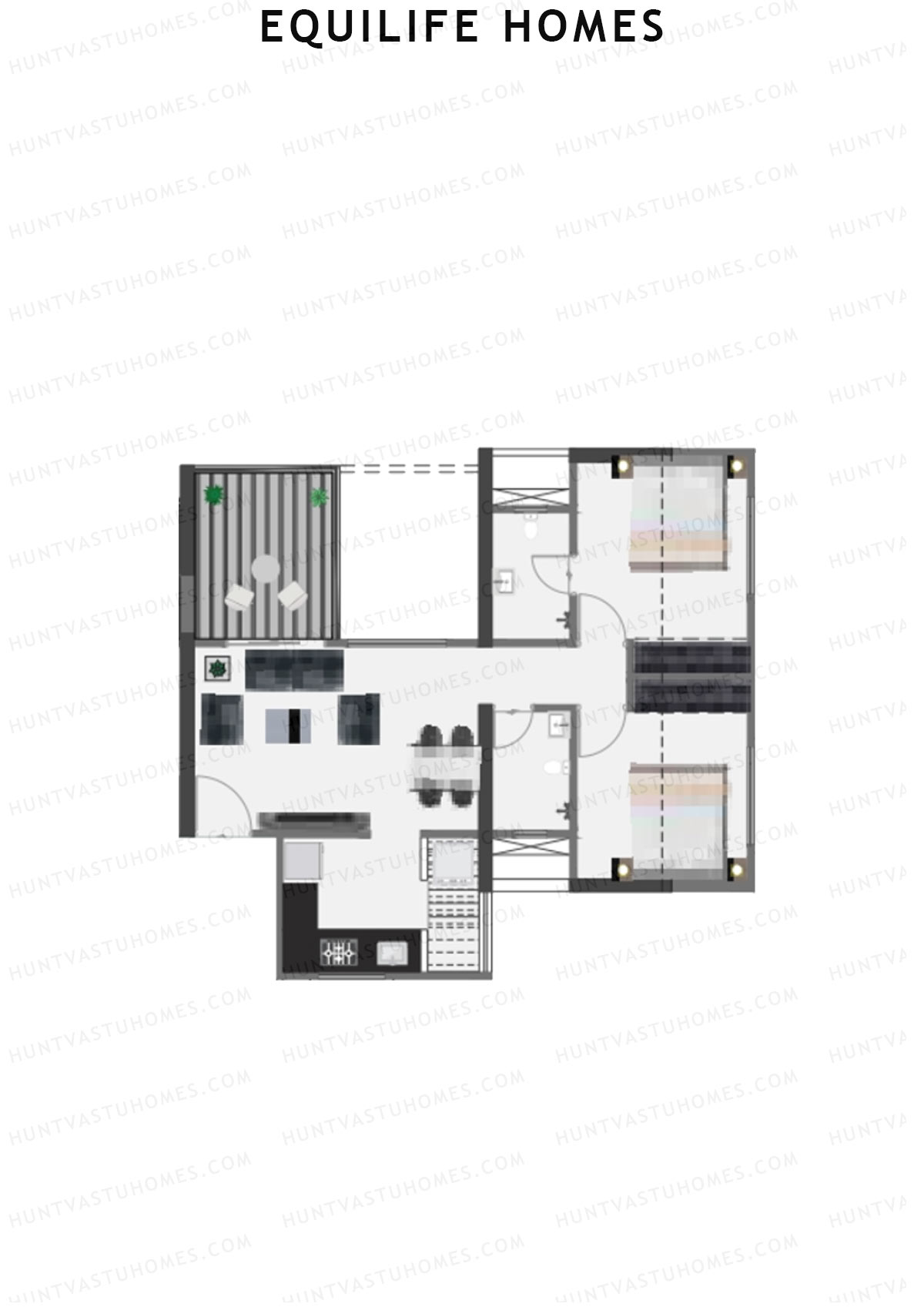 Equilife Homes Tower A Unit 6 Floor Plan