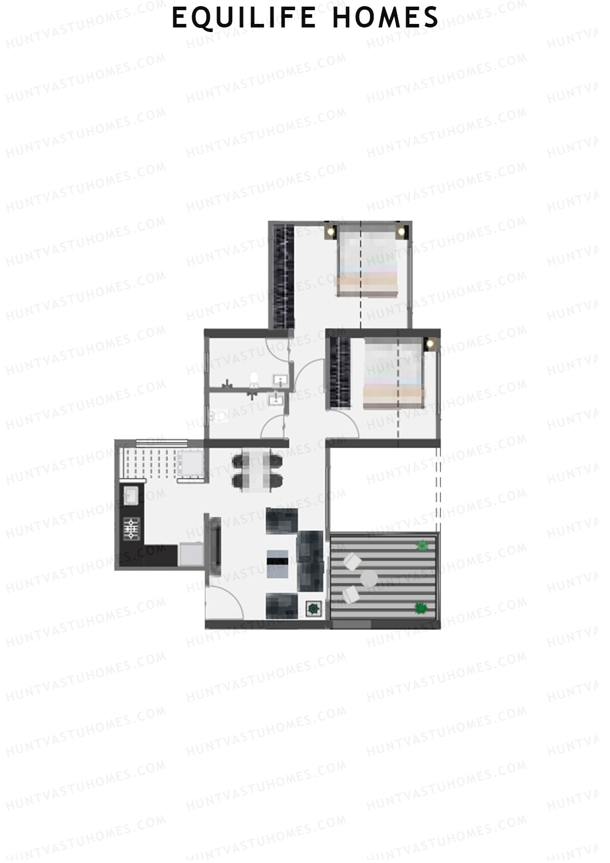 Equilife Homes Tower A Unit 8 Floor Plan