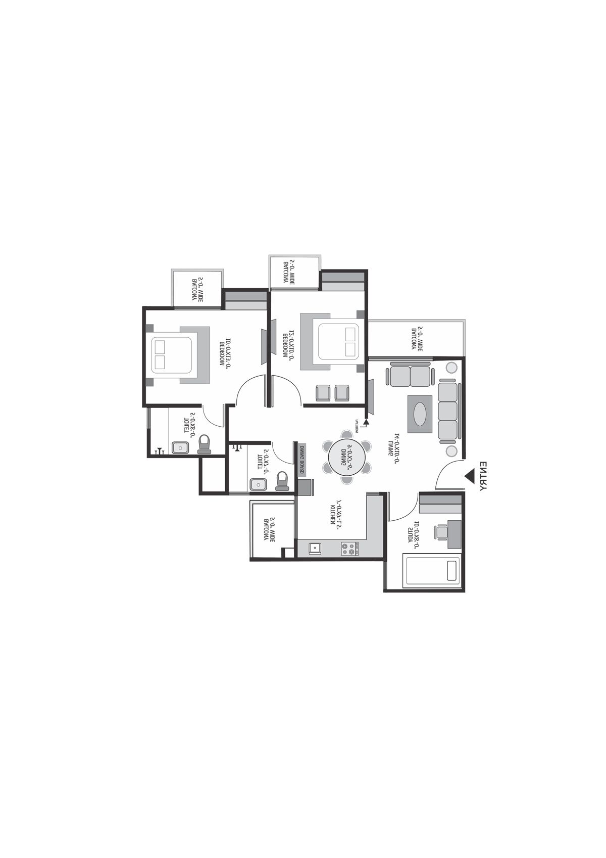 Exotica Dreamville Tower 11 Unit 101 Floor Plan