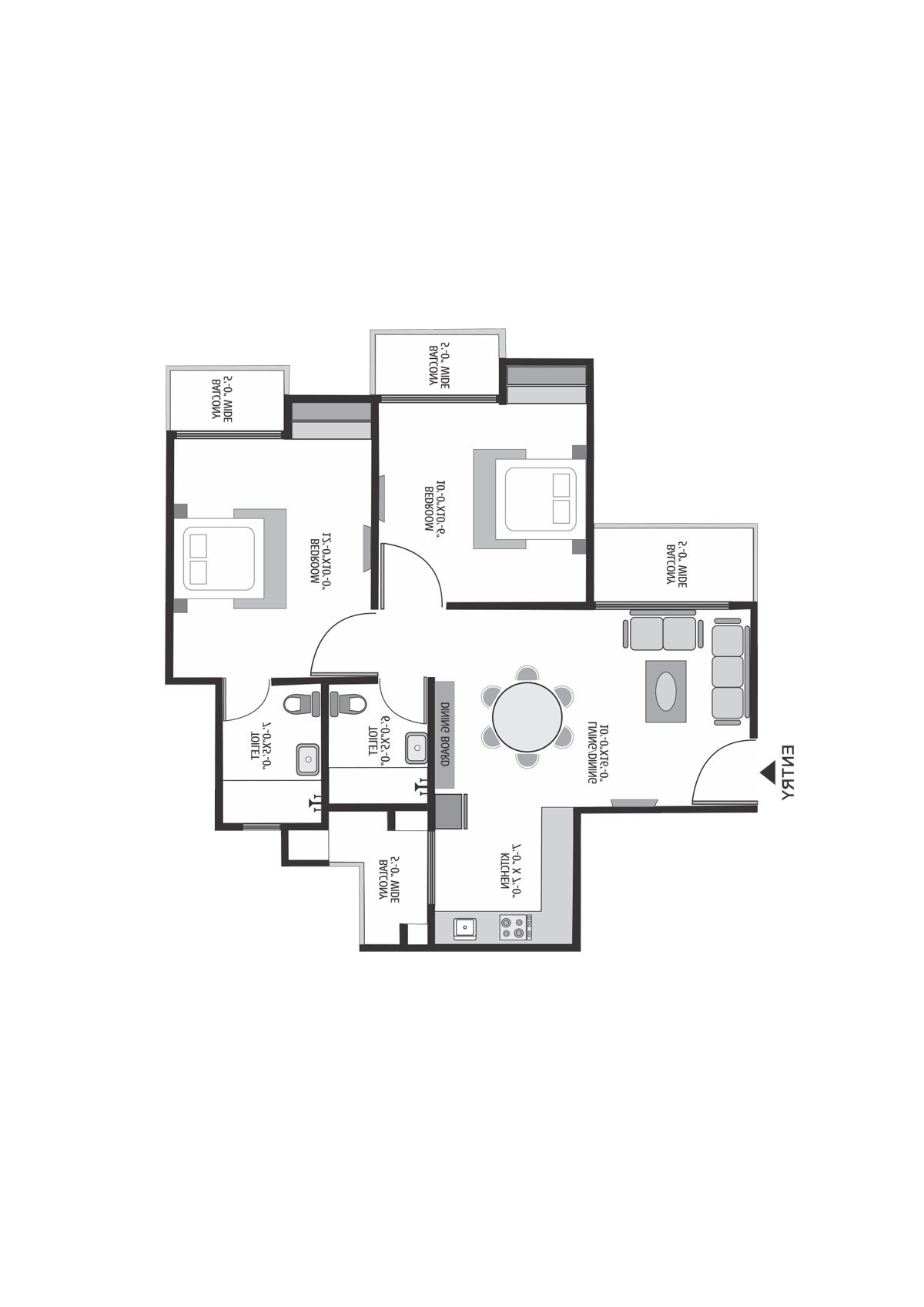 Exotica Dreamville Tower 5 Unit 102 Floor Plan
