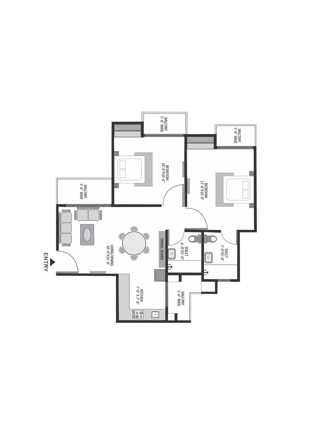 Exotica Dreamville Tower 5 Unit 103 Floor Plan
