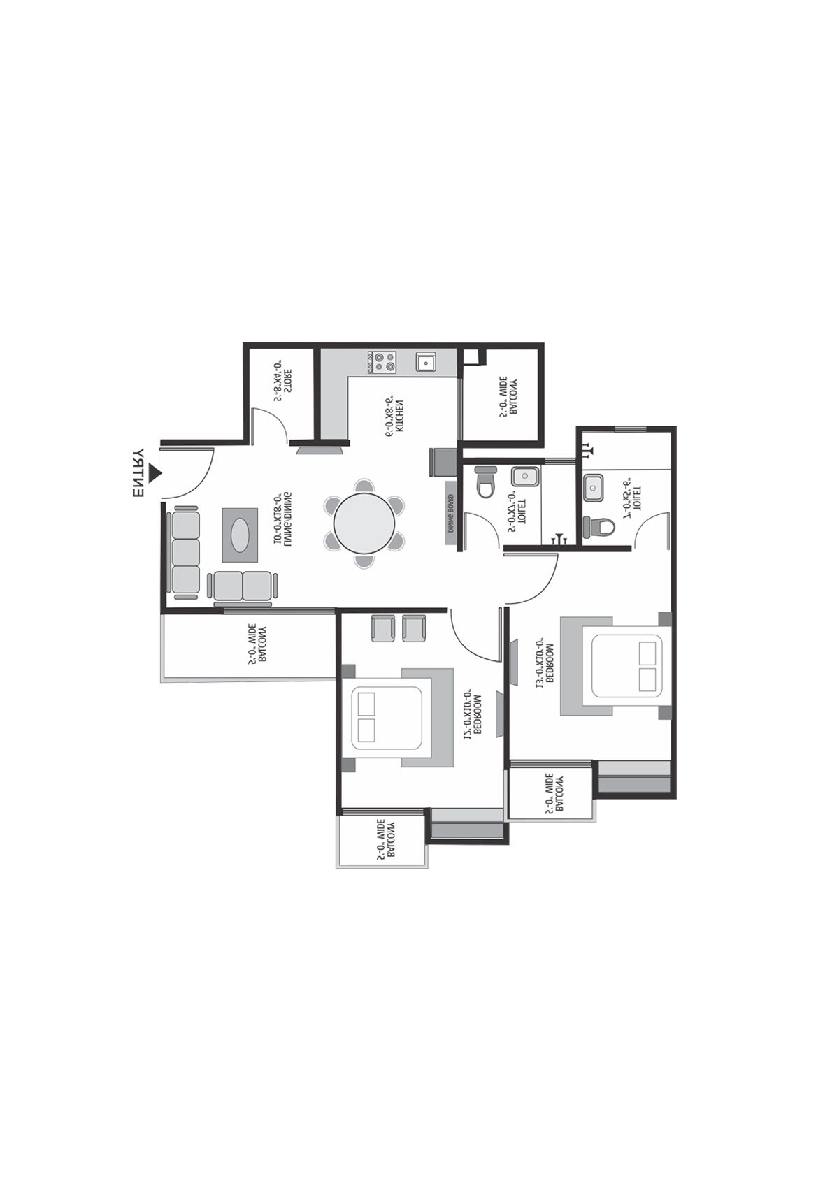 Exotica Dreamville Tower 9 Unit 103 Floor Plan