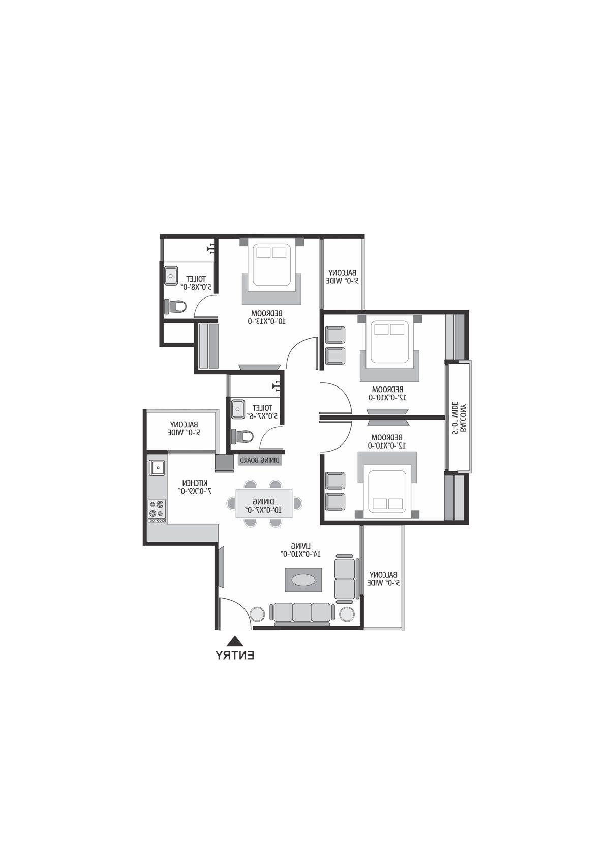 Exotica Dreamville Tower 10 Unit 106 Floor Plan