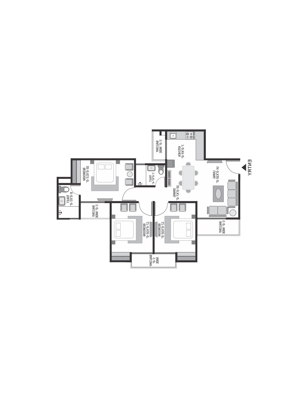 Exotica Dreamville Tower 11 Unit 104 Floor Plan