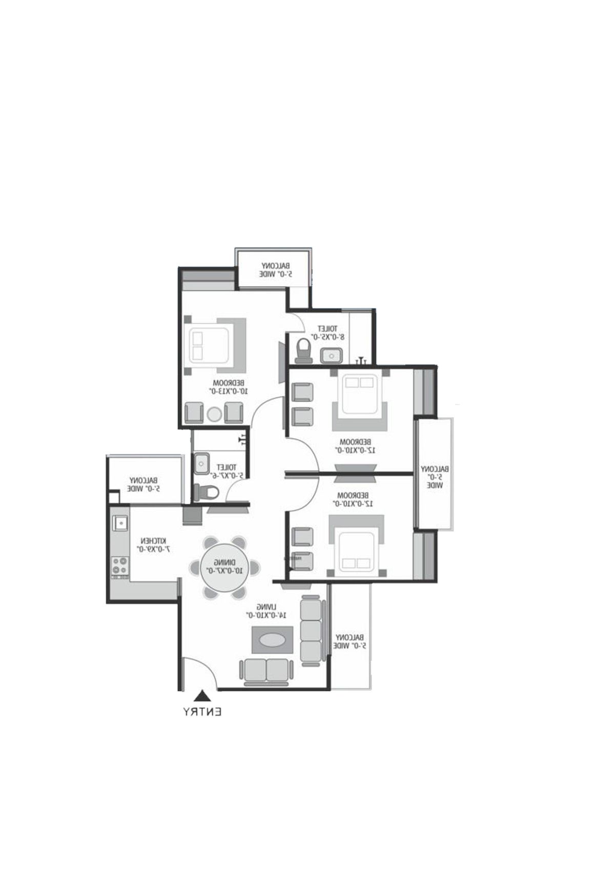 Exotica Dreamville Tower 14 Unit 106 Floor Plan