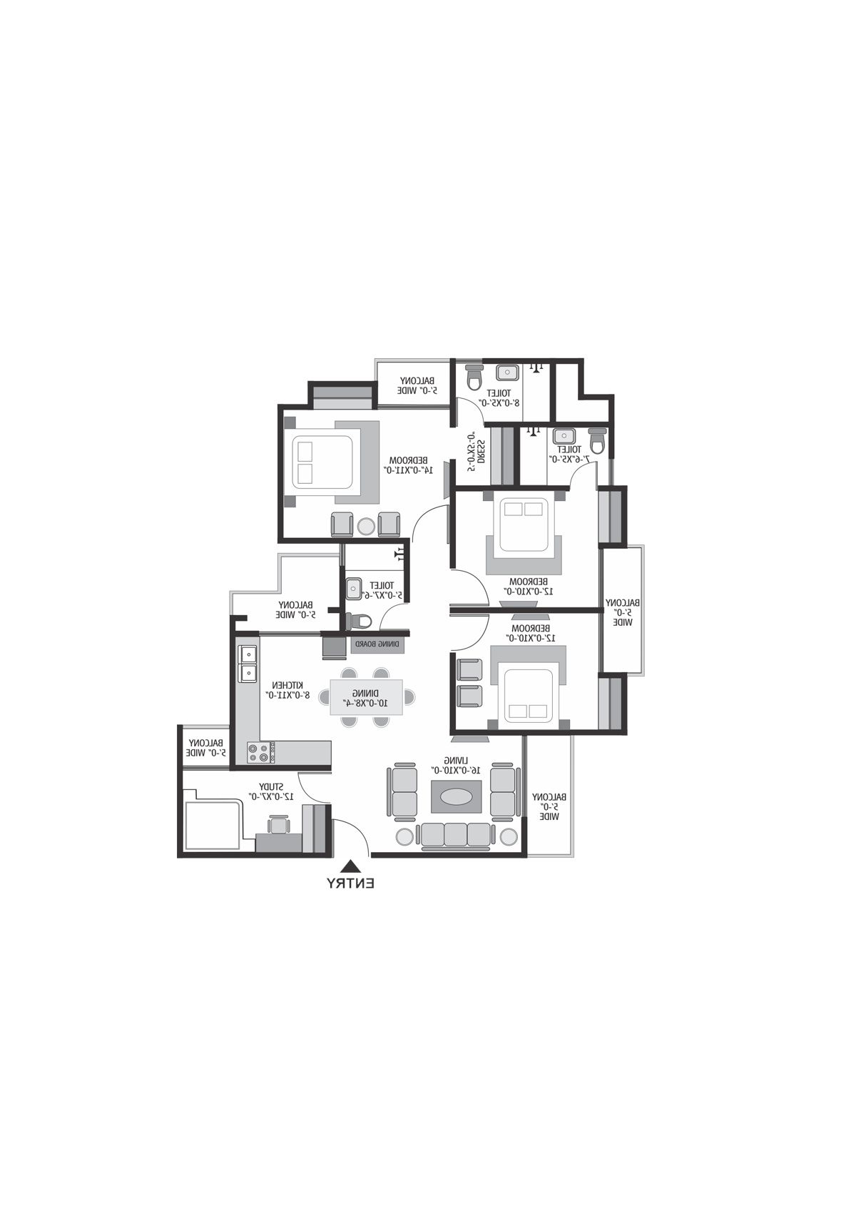 Exotica Dreamville Tower 15 Unit 101 Floor Plan