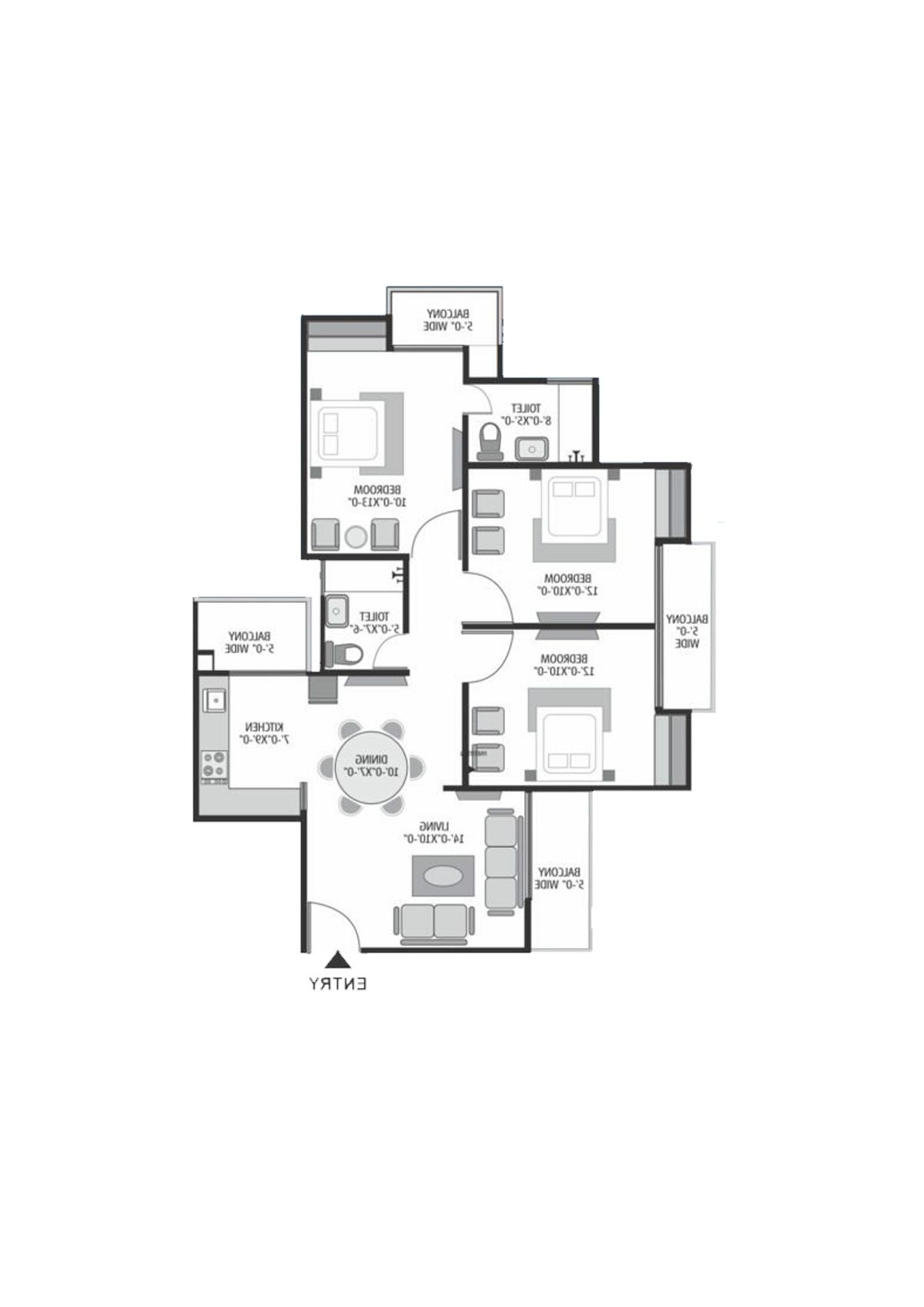 Exotica Dreamville Tower 8 Unit 106 Floor Plan