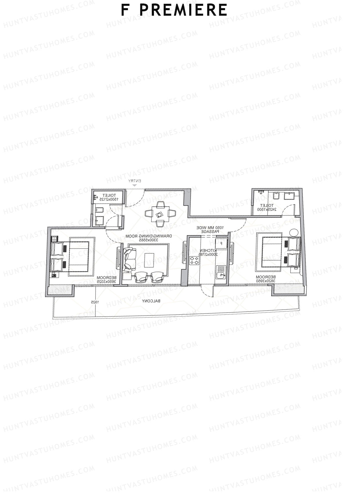F Premiere Tower C Unit 14 Floor Plan