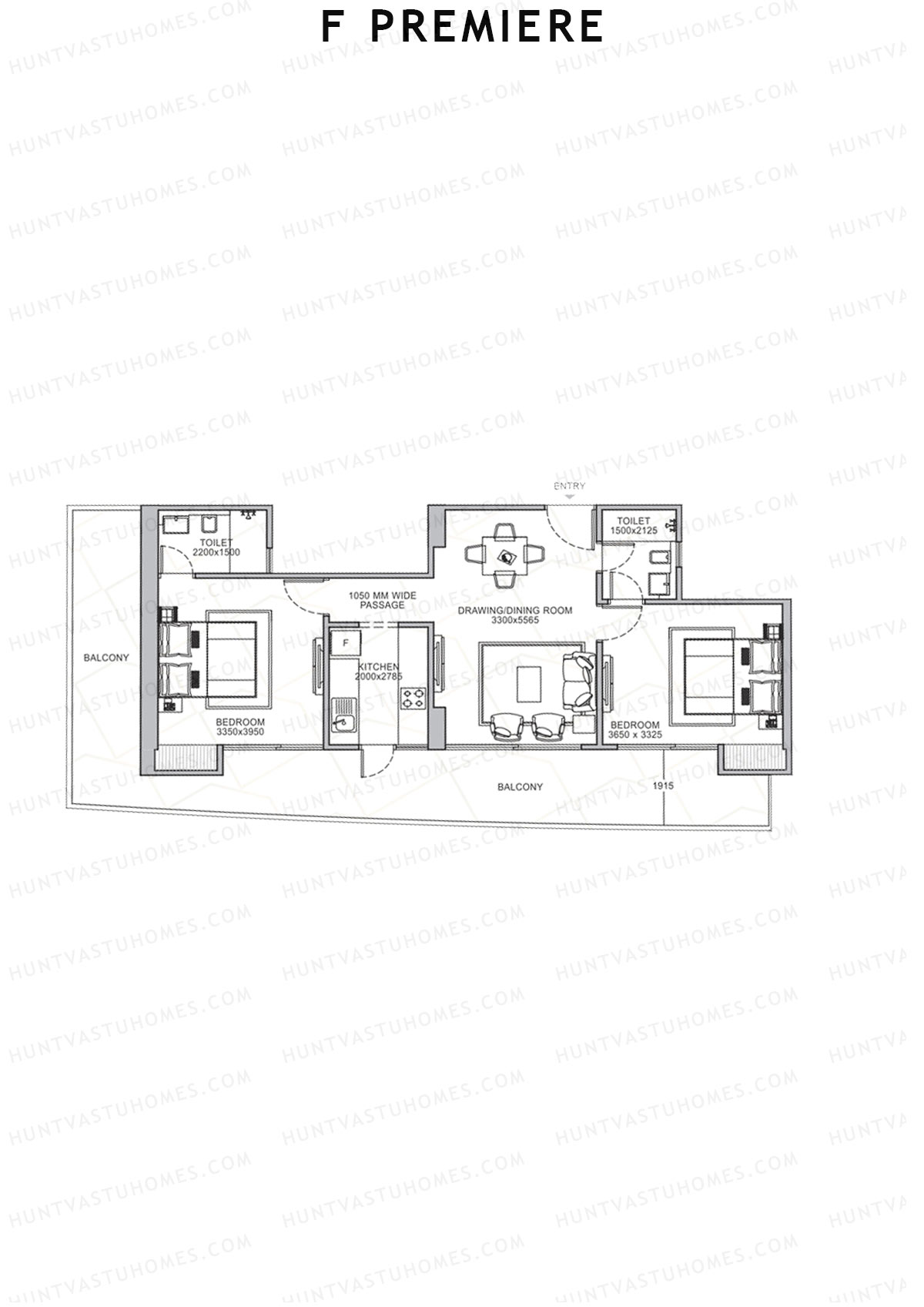 F Premiere Tower C Unit 16 Floor Plan