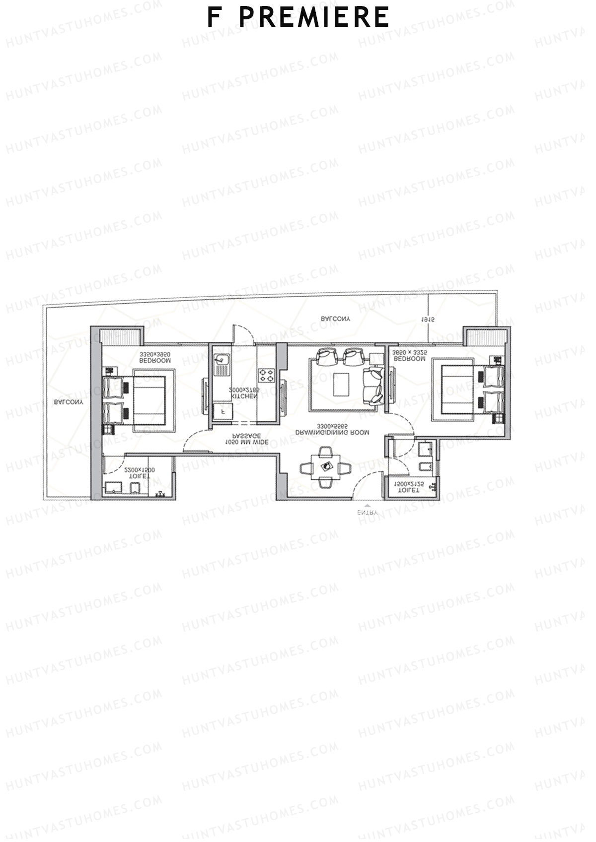 F Premiere Tower C Unit 1 Floor Plan
