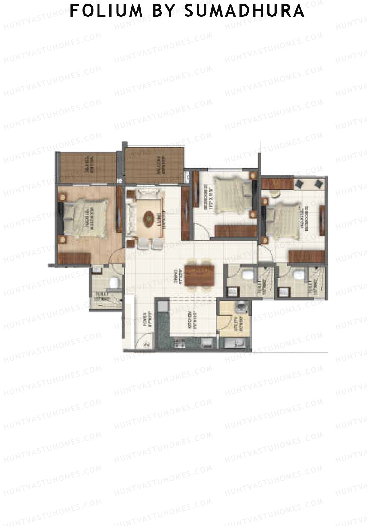 Folium by Sumadhura Wing IVY Unit 4 Floor Plan