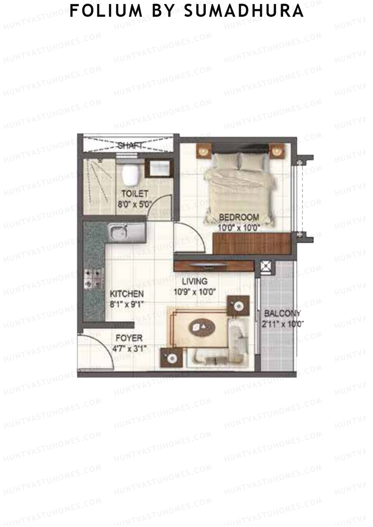 Folium by Sumadhura WILLOW Unit 5 Floor Plan