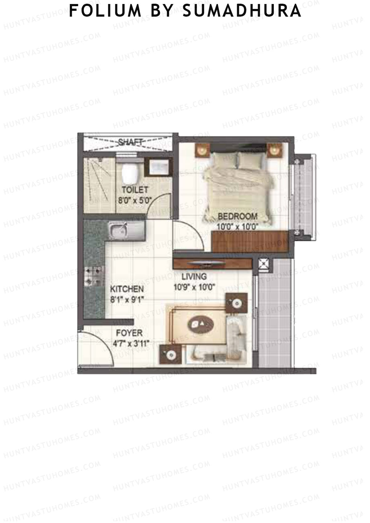 Folium by Sumadhura WILLOW Unit 5 Floor Plan